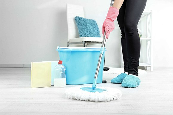 تنظيف المنازل